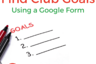 Find Club Priorities using a google form, image of three empty goal list